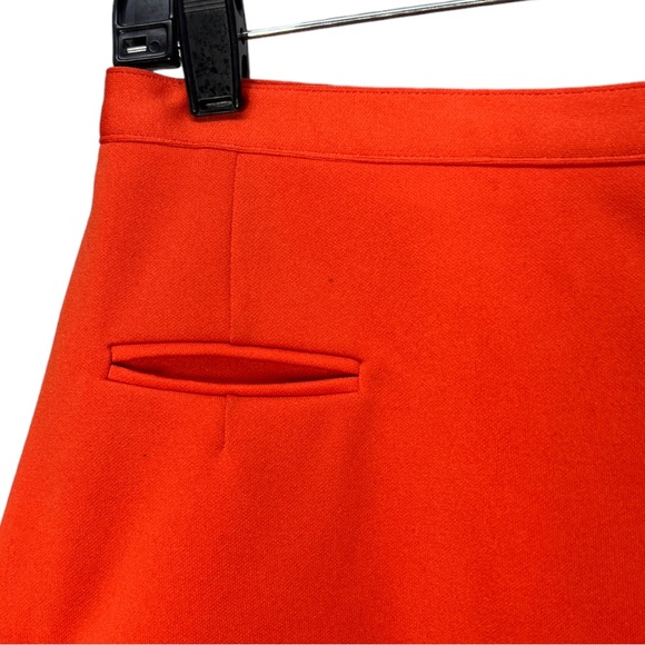 VTG 70's/80's Givenchy Sport Orange Skirt Vintage Size 12 - Picture 3 of 13